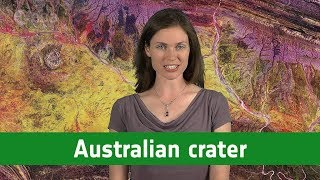 Earth from Space Australian crater [upl. by Argela]