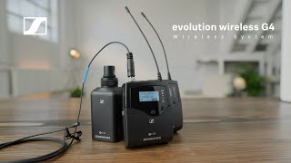 Sennheiser Audio for Video – evolution wireless G4 Overview [upl. by Eart]