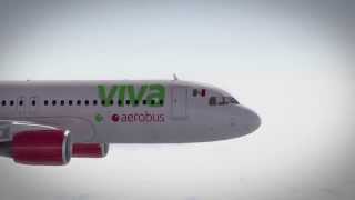 Nuevo integrante de VivaAerobus Airbus A320 [upl. by Inamik]