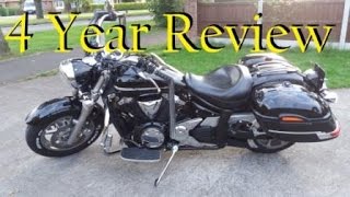 Yamaha XVS1300 Midnight Star 4 year Review [upl. by Pryce]