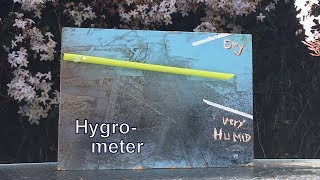 Make a Hygrometer to Measure Humidity – STEM activity [upl. by Aikcir408]