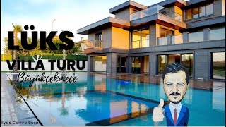 İSTANBUL BÜYÜKÇEKMECEDE ÇOK LÜKS BİR VİLLA GEZDİM [upl. by Nertie]