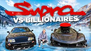 1000HP Supra terrorizing Billionaires Hypercarmeet in Switzerland [upl. by Lunn]