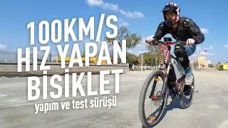 5000W Elektrikli Bisiklet Yapım ve Test Sürüşü  Yüksek Voltaj B7 [upl. by Orlantha689]