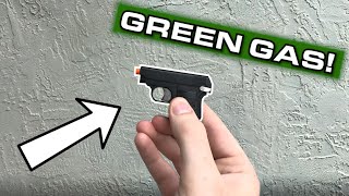 The Smallest Green Gas Airsoft Pistol [upl. by Cruickshank]