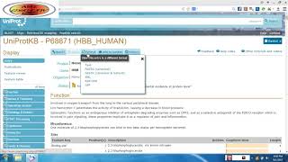 How to retrieve protein sequence from uniprot [upl. by Enitsirk]