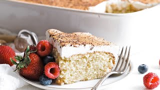 Homemade Tres Leches Cake Recipe » 3 Milks Cake [upl. by Evander319]