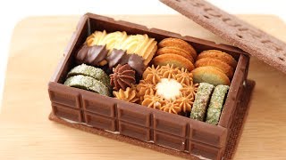 箱ごと食べられるクッキーボックス作ってみた Cookie Box｜HidaMari Cooking [upl. by Christoper]