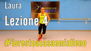 Allenamento a casa  Fitness Musicale e GAG con Laura 4 [upl. by Nosrac]