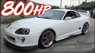 The Perfect Street Supra  800HP Stock Motor 2JZGTE [upl. by Mccutcheon]