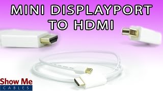 Mini DisplayPort to HDMI Cable  High Performance Signal Quality [upl. by Nyssa918]