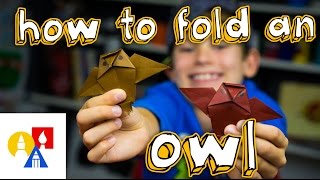 How To Fold An Origami Owl [upl. by Norek]