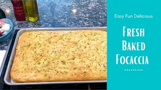 Focaccia Delicious focaccia recipe thats easy to make [upl. by Jehu445]