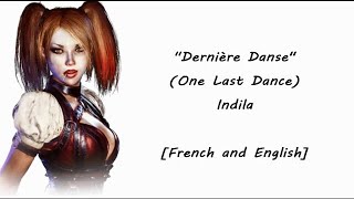 Dernière Danse One Last Dance French amp English Lyrics Video Requested [upl. by Irama]