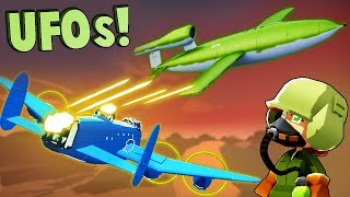 GERMAN UFOs vs NEW Elite Bomber Crew Bomber Crew Gameplay [upl. by Ardnuaet]