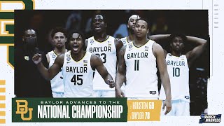 Baylor vs Houston  Final Four NCAA tournament extended highlights [upl. by Enreval]