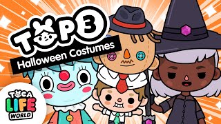 TOP 3 HALLOWEEN COSTUMES 👻  Toca Life World [upl. by Etnomed]