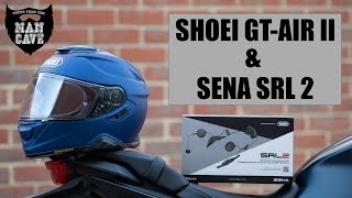 Shoei GT Air II and Sena SRL 2  Install amp Review [upl. by Anirual]