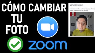 Cómo Cambiar FOTO De PERFIL En ZOOM En Tu PC 💻 [upl. by Ait331]