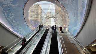 Moynihan Train Hall NYC walking tour Penn Station Amtrak LIRR Grand Opening January 1 2021 4K video [upl. by Vargas]