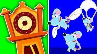 Hickory Dickory Dock  Nursery Rhymes  Kids Songs  Childrens Videos [upl. by Reames235]