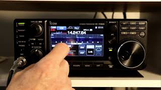 Icom IC7300 A to Z 10 Twin Pass Band Tuning PBT [upl. by Deanna]