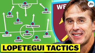 How West Ham Setup Under Julen Lopetegui [upl. by Eloccin164]