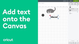 How to Add Text to a Project  Beginner Design Space Tutorial Cricut™ [upl. by Dietrich]