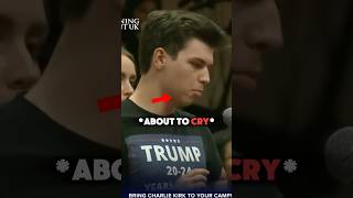 Charlie Kirk Makes a WOKE Activist CRY shorts charliekirk debate [upl. by Zealand]