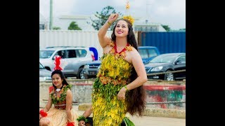 Beautiful Tauolunga Tongan Dance  Fakameite  Friendly Island Shipping  MV Tongiaki Ferry Launch [upl. by Udall63]