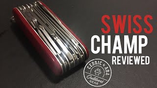 Victorinox Swisschamp Review and Tool Guide [upl. by Dumanian]