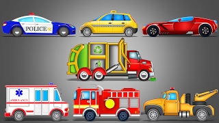 Street Vehicles  LearnIng Vehicles  Car Cartoon  Video For Kids [upl. by Thun]