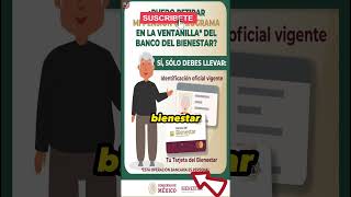 PENSION BIENESTAR como RETIRAR en ventanilla en el BANCO Bienestar [upl. by Otanutrof]