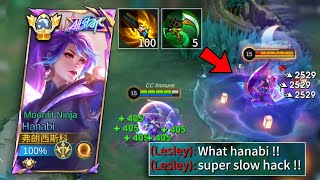 HANABI BEST BUILD SUPER SLOW HACK  NEW LONG RANGE ITEM HACK 😱 MELTING THE ENEMY TEAM🔥SEASON 33 [upl. by Nnaassilem]