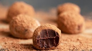 Easy Chocolate Truffles 4 Ways [upl. by Yrolam126]