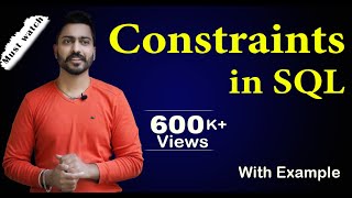 Lec58 Constraints in SQL in Hindi  DBMS [upl. by Yelsnik266]