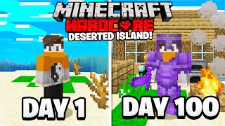 I Survived 100 Days on a Deserted Island in Minecraft [upl. by Nolte]