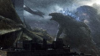 Godzilla vs Ghidorah Mothra vs Rodan  Godzilla King of the Monsters 4k HDR [upl. by Dnomar]