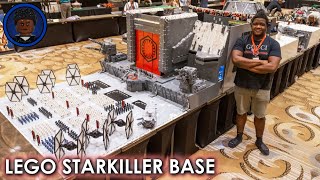 WORLDS LARGEST Lego Star Wars Build  Starkiller Base 4K [upl. by Dorey881]