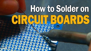 How to Solder on Circuit Boards [upl. by Evars]