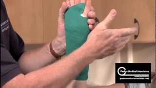 Volar Dorsal Splint Technique [upl. by Nilpik]