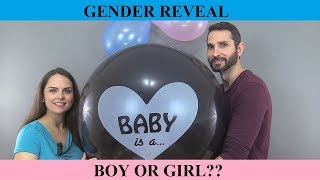 Gender Reveal  Gender Reveal Balloon Pop amp Wives Tales with Nurse Sarah [upl. by Lila]