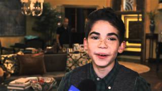 Cameron Boyce On Set Jessie Interview [upl. by Aisanahta]