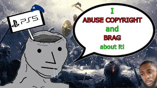 Playstation fanboy ABUSES COPYRIGHT then BRAGS about it [upl. by Isdnil]