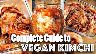 KIMCHI RECIPE Vegan  Easy StepbyStep Guide [upl. by Bashee933]