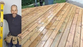 DIY DECK Part 5  Laying Deckboards [upl. by Mauralia]