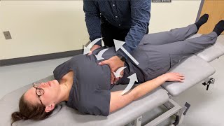 OMT Myofascial Release  Thoracoabdominal Diaphragm SupineBilateral MFR [upl. by Leighton]