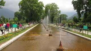 Full HD Video Of Shalimar Bagh Srinagar Kashmir India [upl. by Nerraj198]