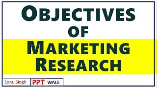 3 OBJECTIVES OF MARKETING RESEARCH IN HINDI  Marketing Research  BBAMBA  ppt [upl. by Sunny]