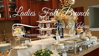 Ladies Fall Brunch  Buffet Style [upl. by Stinky881]